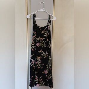 Floral tea length dress